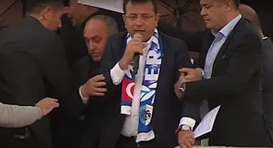 İmamoğlu’nun Erzurum mitingine saldırı
