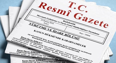 24 yeni idare mahkemesi kurulmasına ilişkin karar Resmi Gazete'de