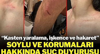 Süleyman Soylu ve korumaları hakkında suç duyurusu