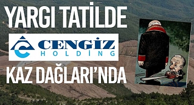 Cengiz Holding’e bağlı şirket, dava süreci bitmeden Kaz Dağları'nda bakır madeni için çalışmalarını hızlandırdı
