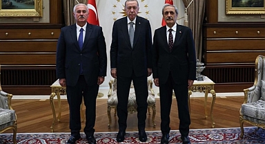 Erdoğan Yargıtay Başkanı ile Başsavcısı'nı kabul etti