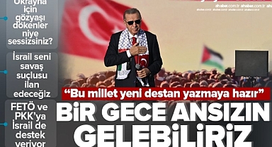 Başkan Erdoğan'dan İstanbul'dan dünyaya net mesaj: İsrail sen işgalcisin, örgütsün!