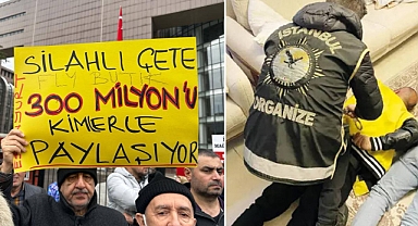 Silahlı çeteyi polis korumuş!