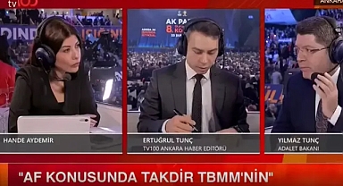 Bakan Tunç'tan açıklama: