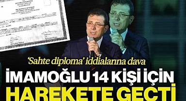Ekrem İmamoğlu 14 Kişi İçin Harekete Geçti, 'Sahte Diploma' İddialarına Dava