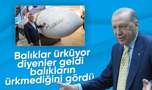 Cumhurbaşkanı Erdoğan SAHA EXPO 2026'da: Balıklar ürküyor diyenler dün fuardaydı