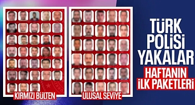 Kırmızı bültenle aranan 63 suçlu yakalanarak iade edildi